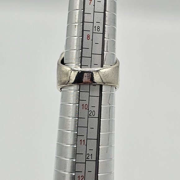 STAINLESS Steel Bulldog Face Men's Fashion Ring Size 9 - Picture 3 of 3